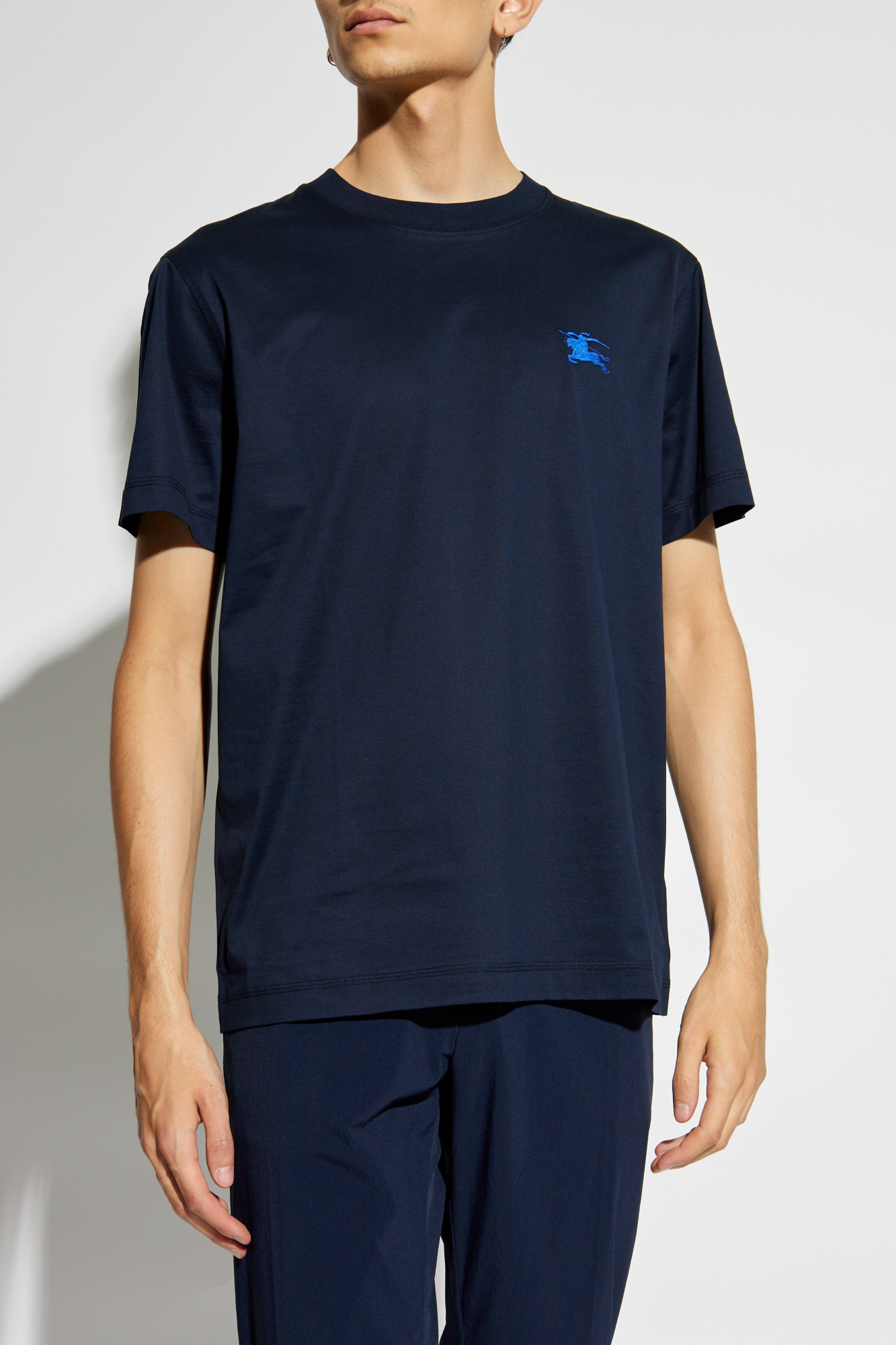 Navy blue T-shirt logo Burberry - Vitkac Italy
